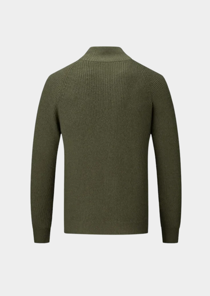 Classic Full-Zip Knit Sweater, view 18