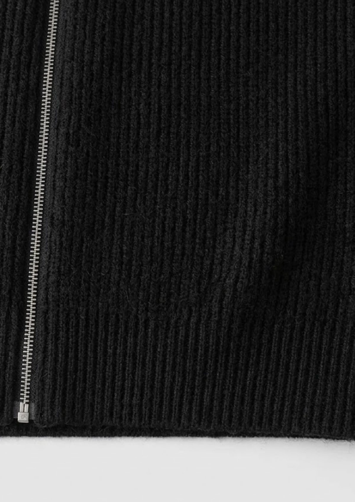 Classic Full-Zip Knit Sweater, view 22