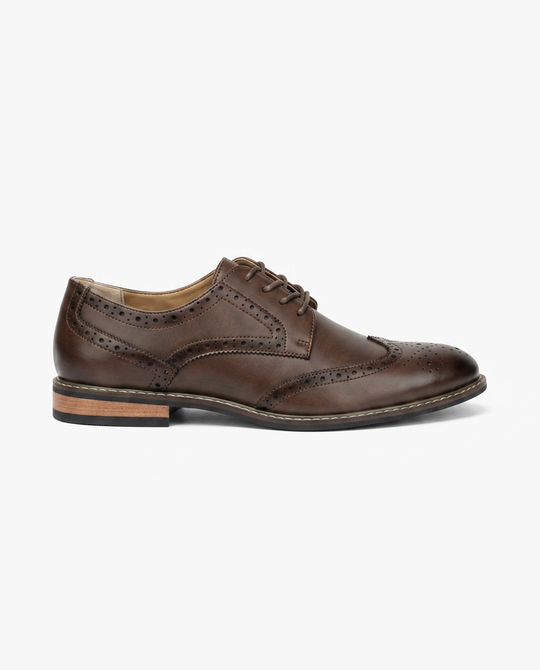 Classic Lace-Up Brogue Dress Shoes