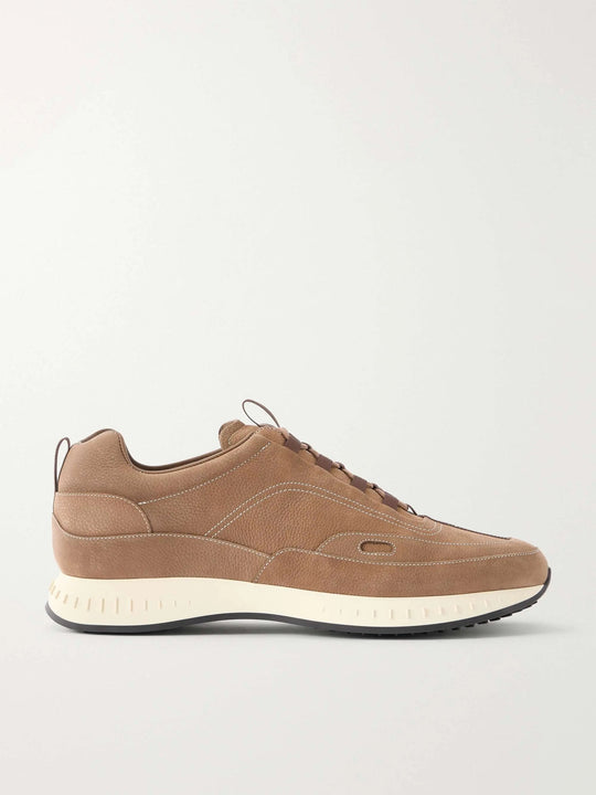 Laced Nubuck Sneakers