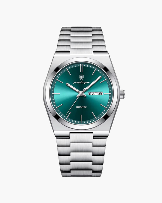 Marine Quartz Watch with Stainless Steel Bracelet