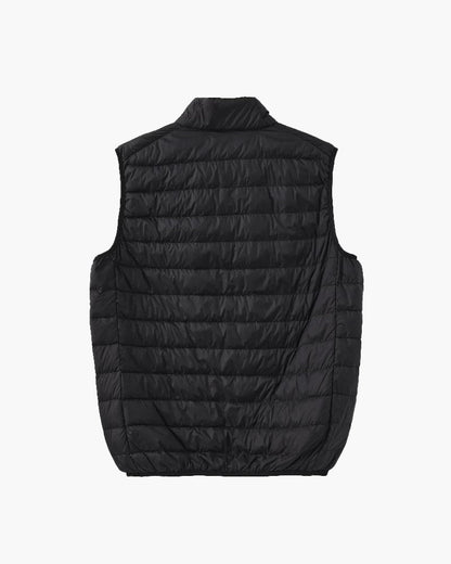 Men’s Lightweight Quilted Padded Vest - High Collar & Pockets, view 3