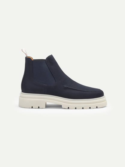 Men's Chunky Sole Chelsea Boots with Elastic Side Panels, view 3