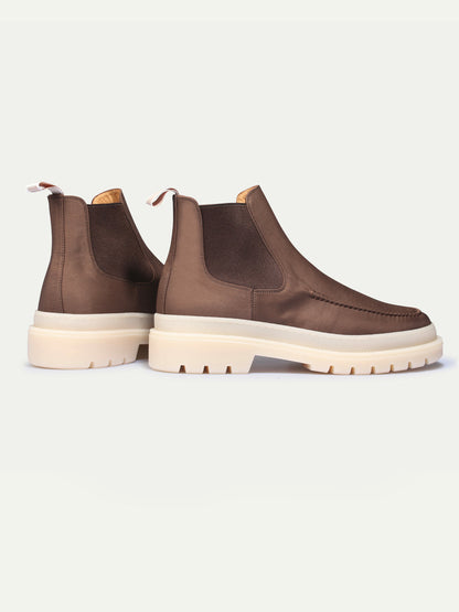 Men's Chunky Sole Chelsea Boots with Elastic Side Panels, view 6