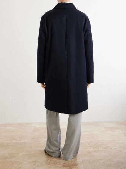 Men's Gabardine Collared Button Front Trench Coat, view 3