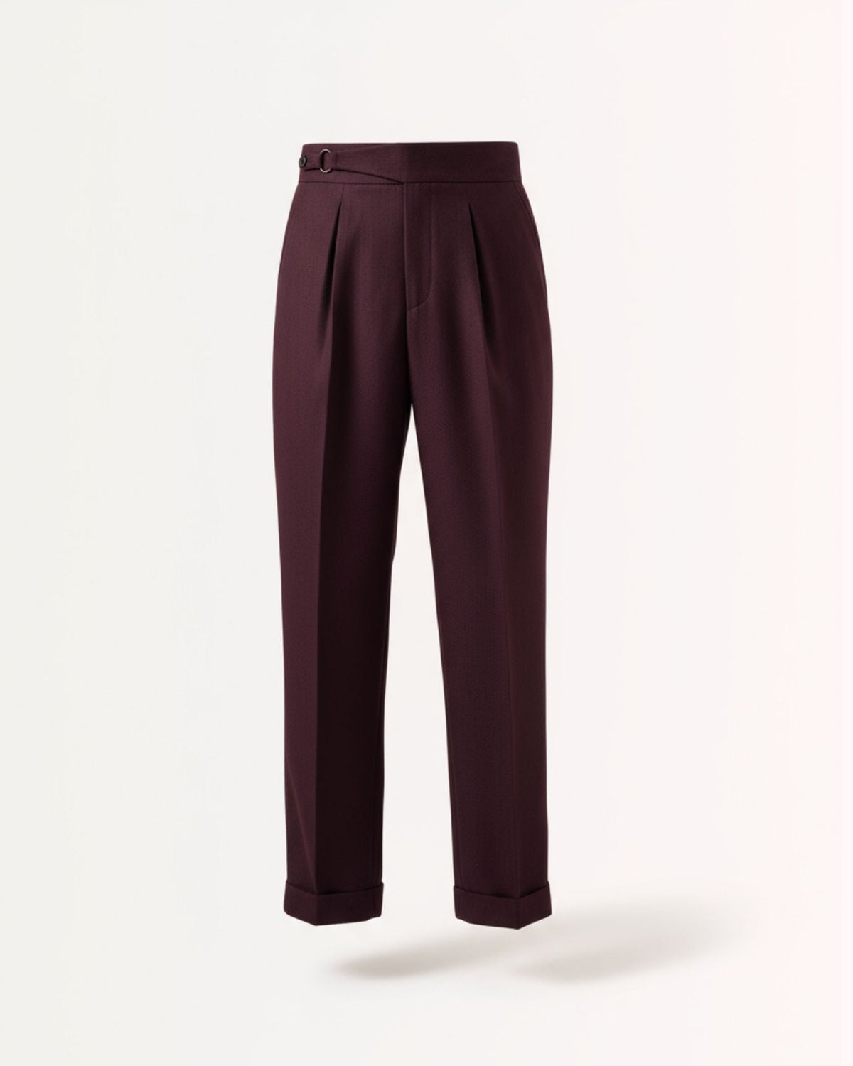 Men's High Waist Pleated Non Iron Tailored Pants, view 2