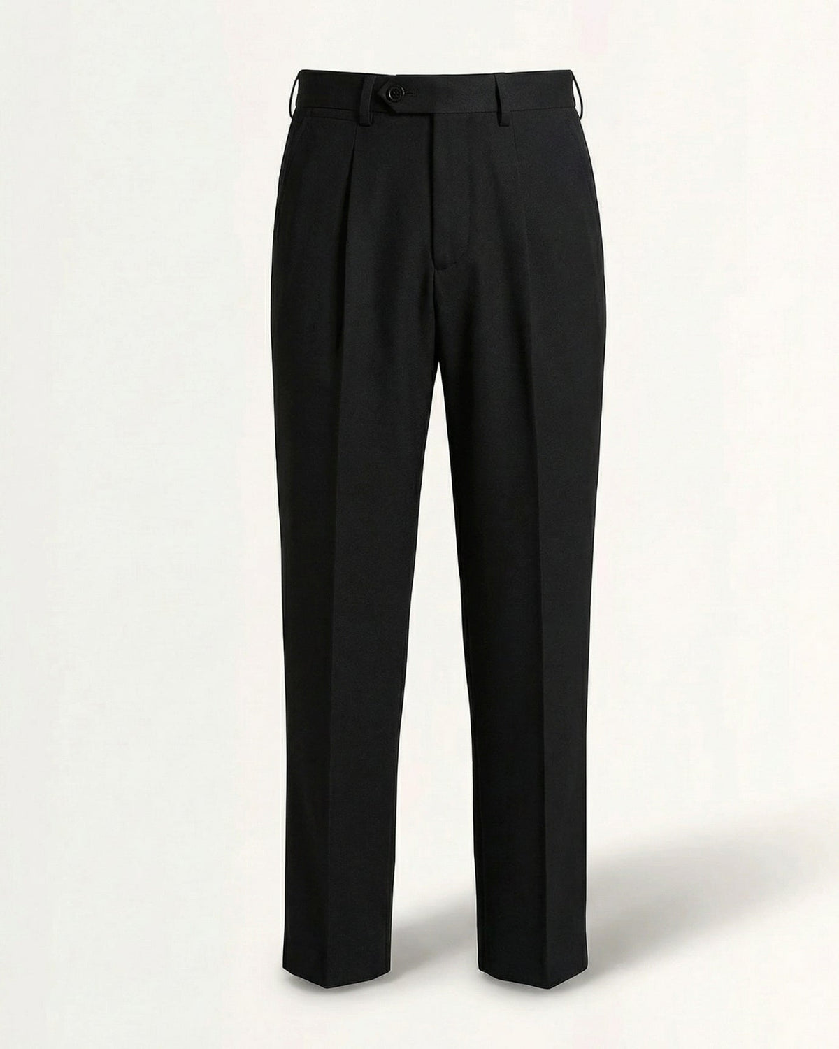 Men's High Waist Pleated Tailored Pants with Cuffed Hem, view 6