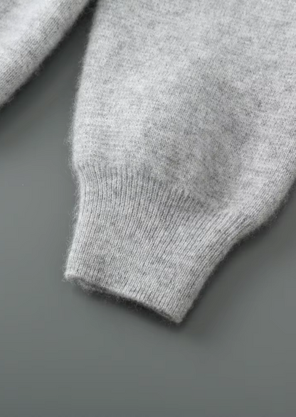 Men's Knit Hooded Zip Up Cardigan and Drawstring Pants Set, view 9
