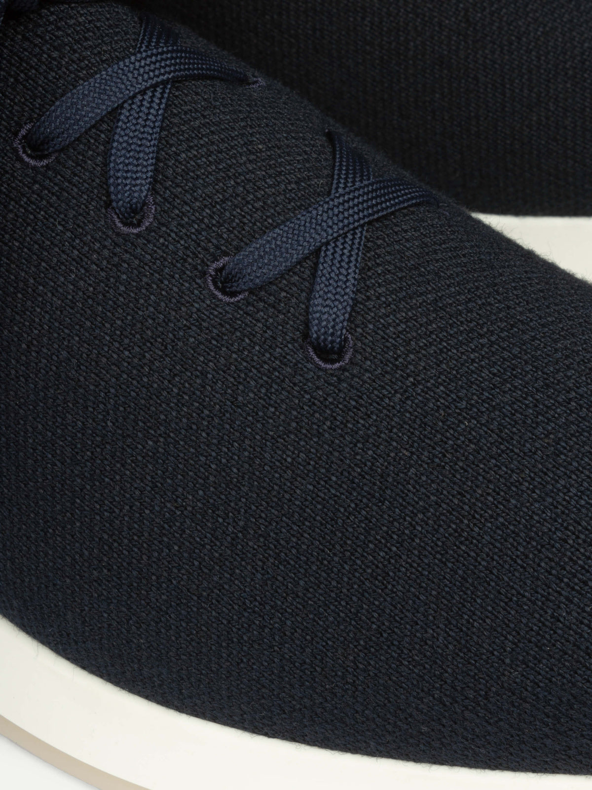 Men's Knit Sneakers with Suede Toe and Heel, view 2