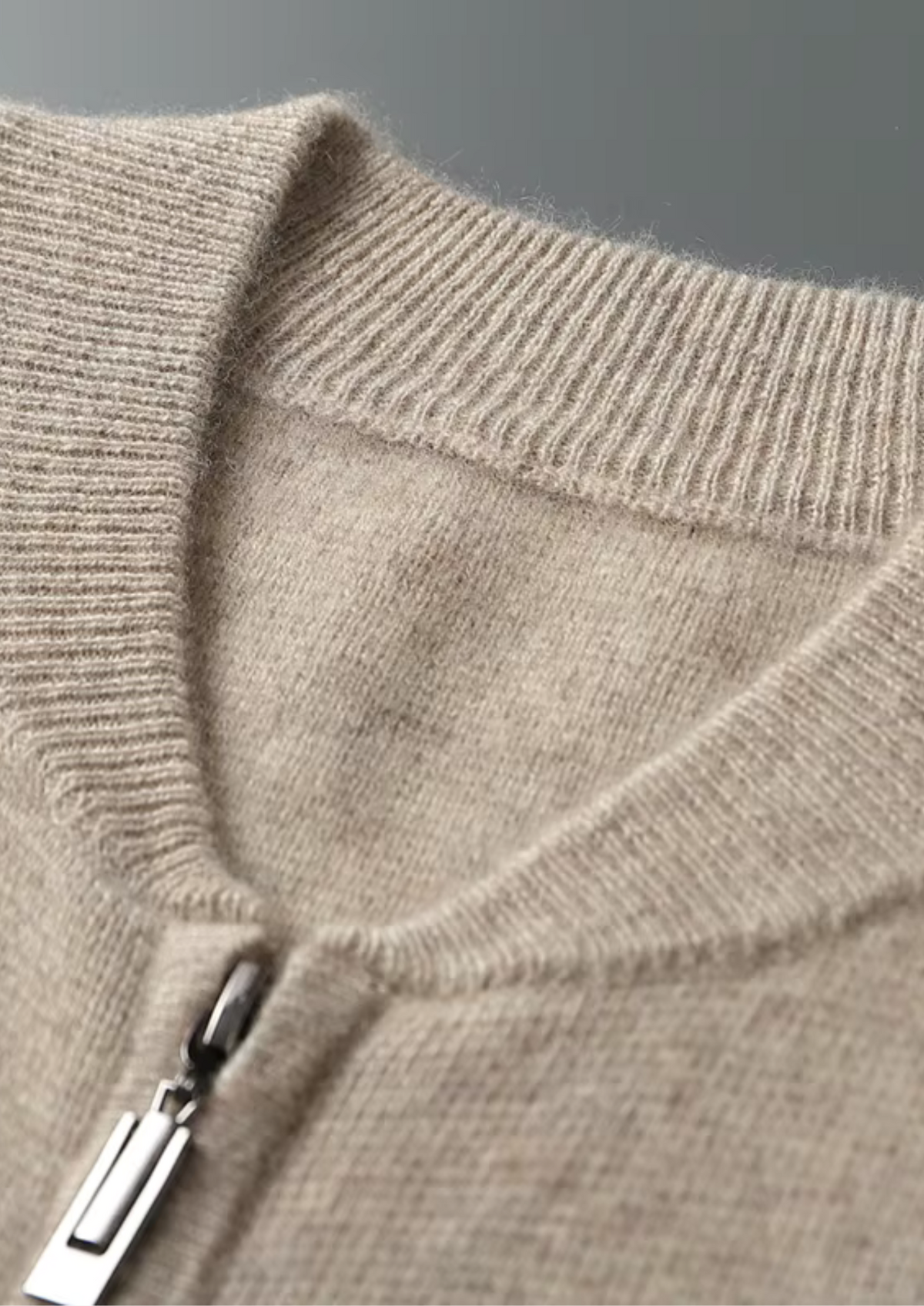 Men's Knit Zip Up Cardigan and Drawstring Pants Set, view 7
