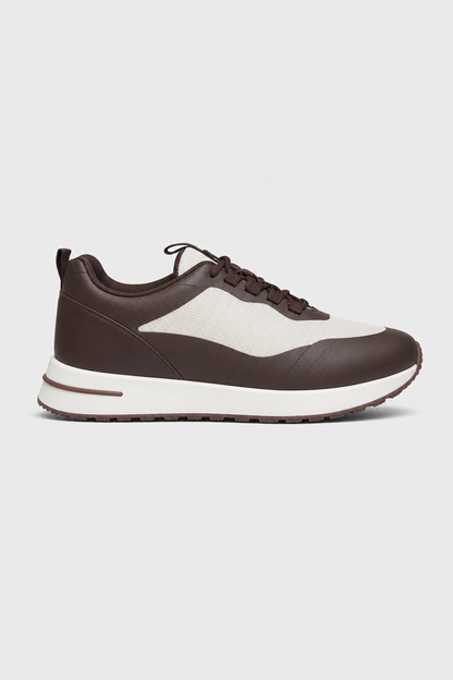 Men's Lace Up Low Top Trainers, view 2