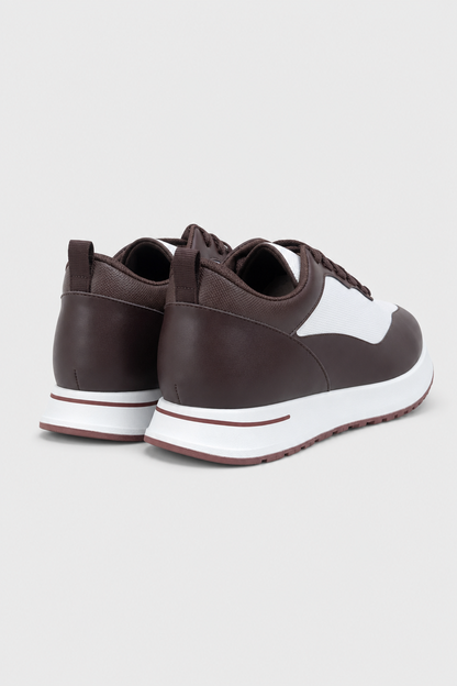 Men's Lace Up Low Top Trainers, view 4