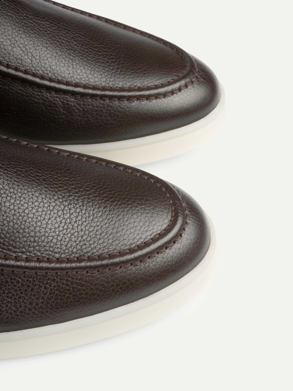 Men's Leather Chelsea Boots with White Sole, view 4