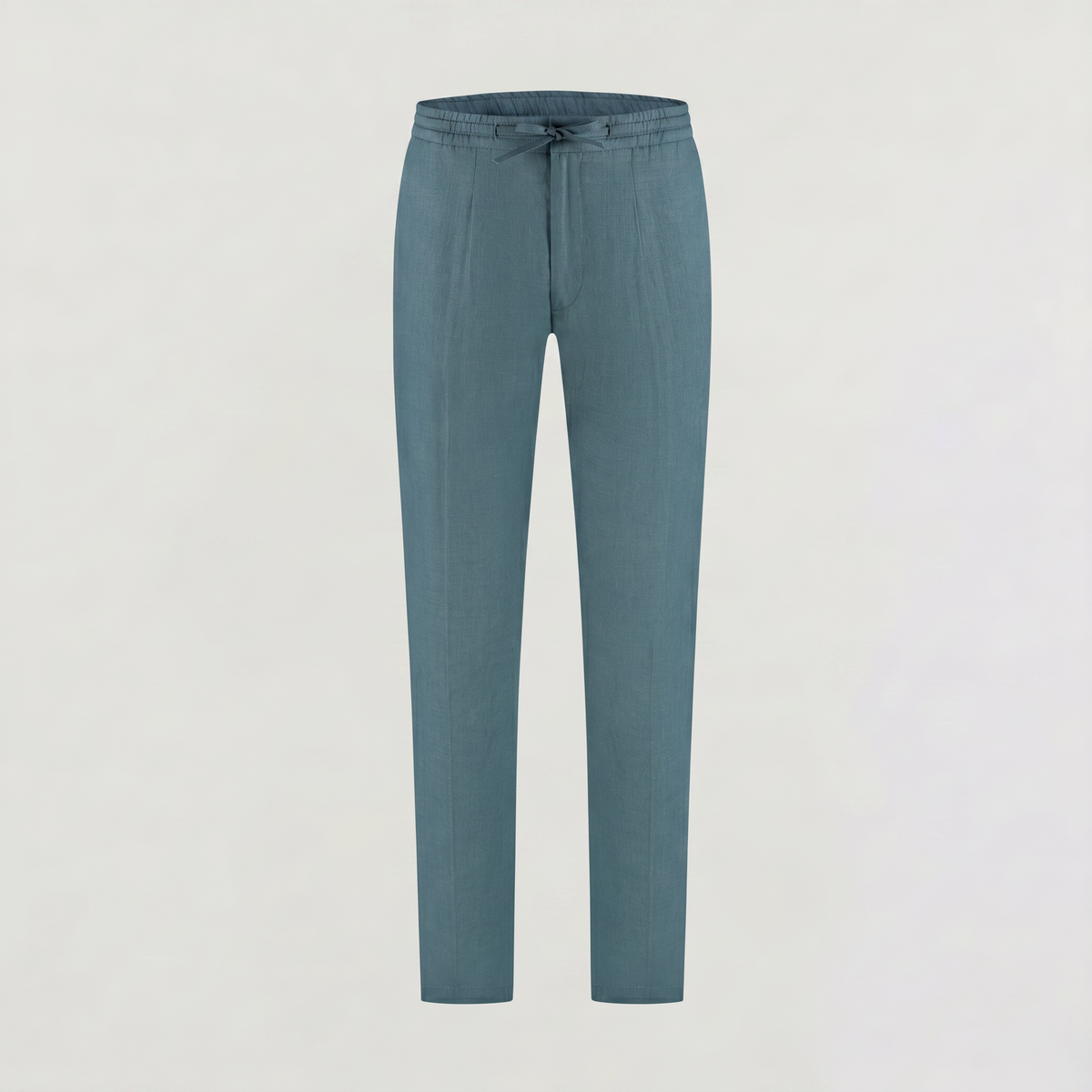 Men's Linen Drawstring Tapered Pants with Zip Fly, view 10