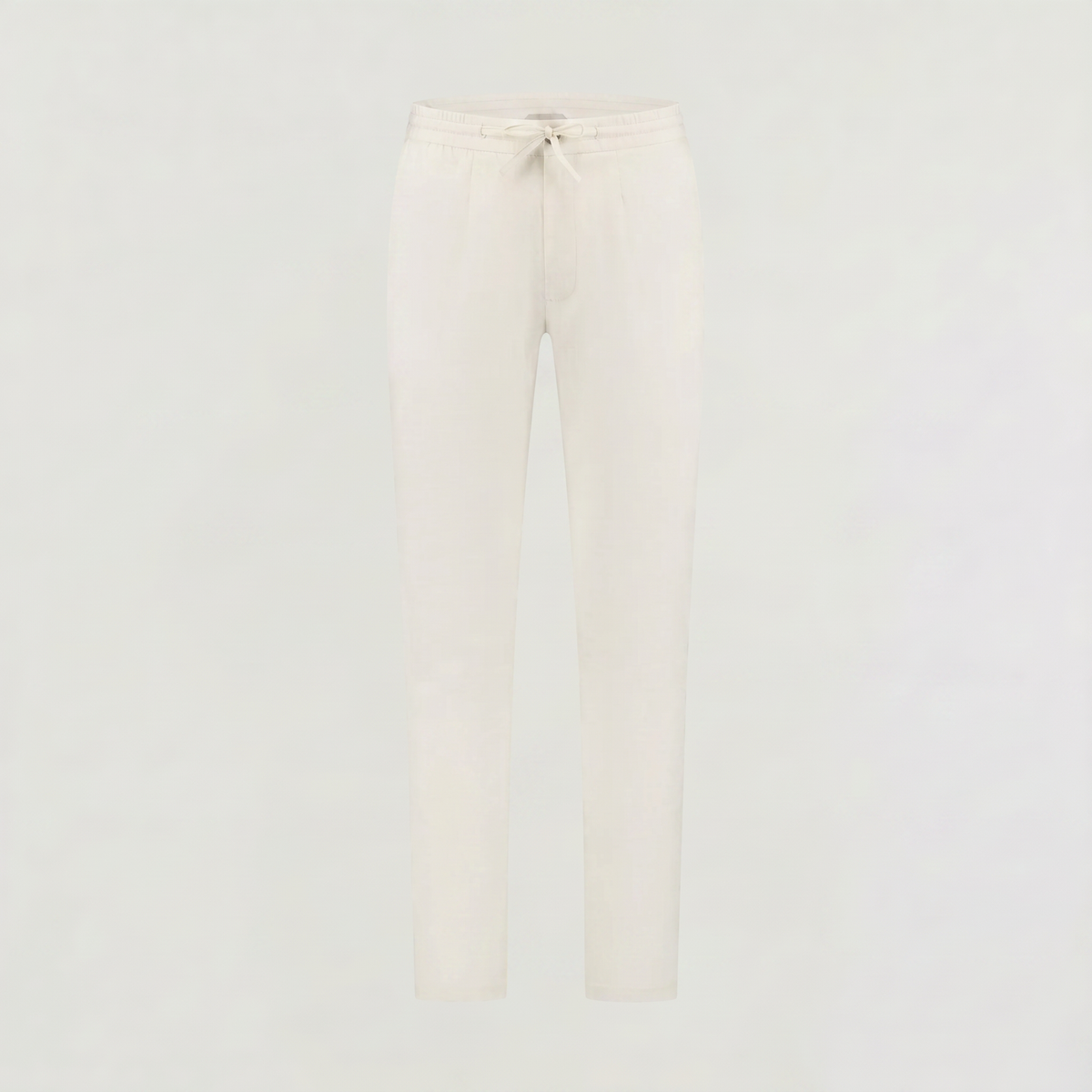 Men's Linen Drawstring Tapered Pants with Zip Fly, view 7