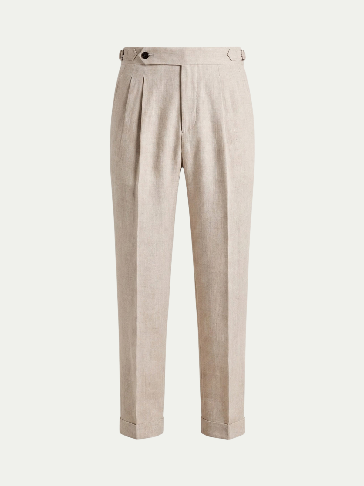 Men's Linen High Waist Pleated Breathable Pants, House of Zeno