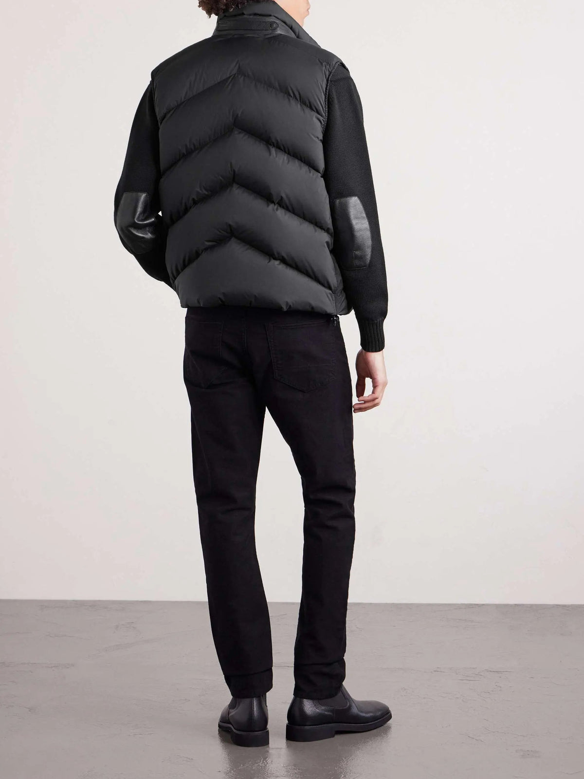 Men's Quilted Shell Zip Up Puffer Vest, view 2