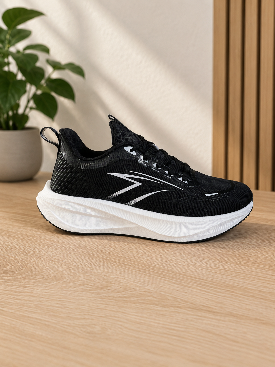 Men's Running Shoes with Thick Cushioned Sole, view 5