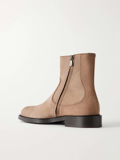 Men's Suede Chelsea Boots, view 3
