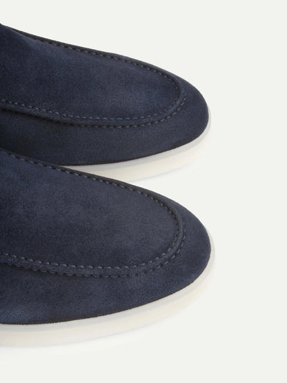 Men's Suede Chelsea Boots with Contrast Sole, view 3