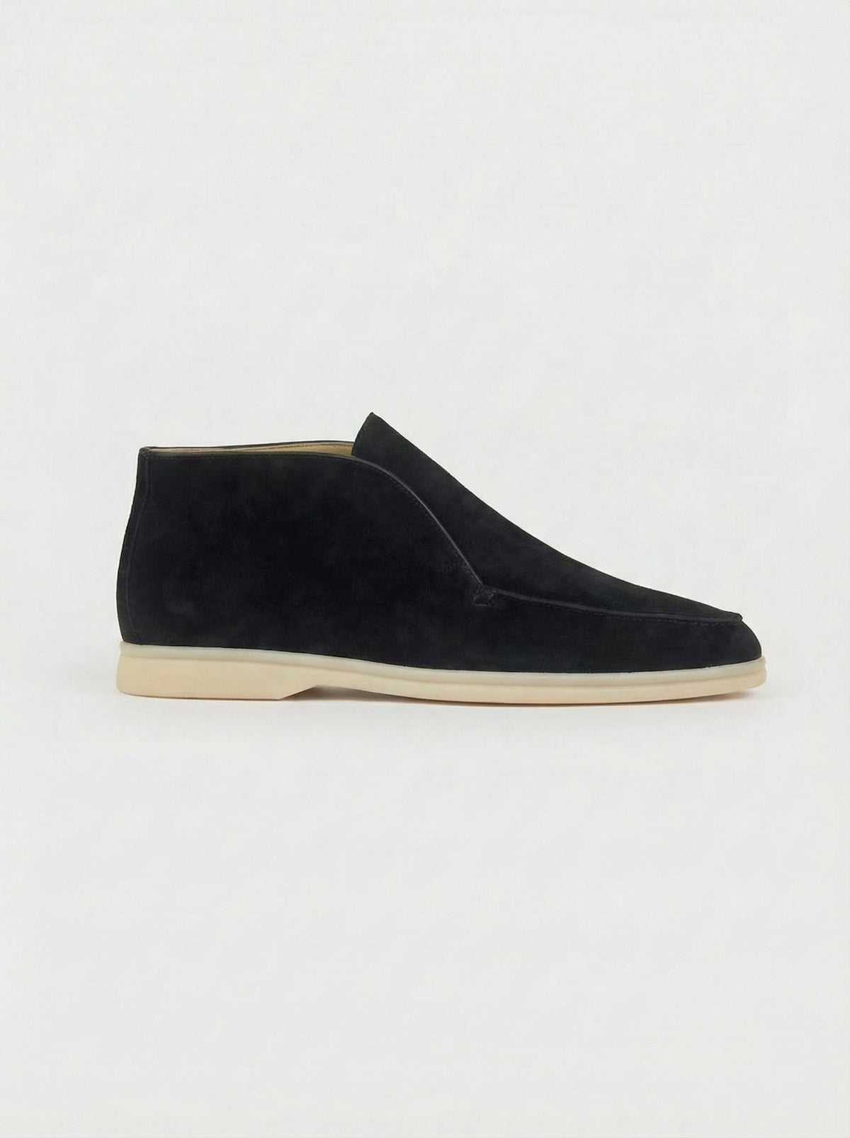 Men's Suede Slip On Ankle Loafers with Thin Sole, view 13