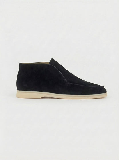 Men's Suede Slip On Ankle Loafers with Thin Sole, view 13