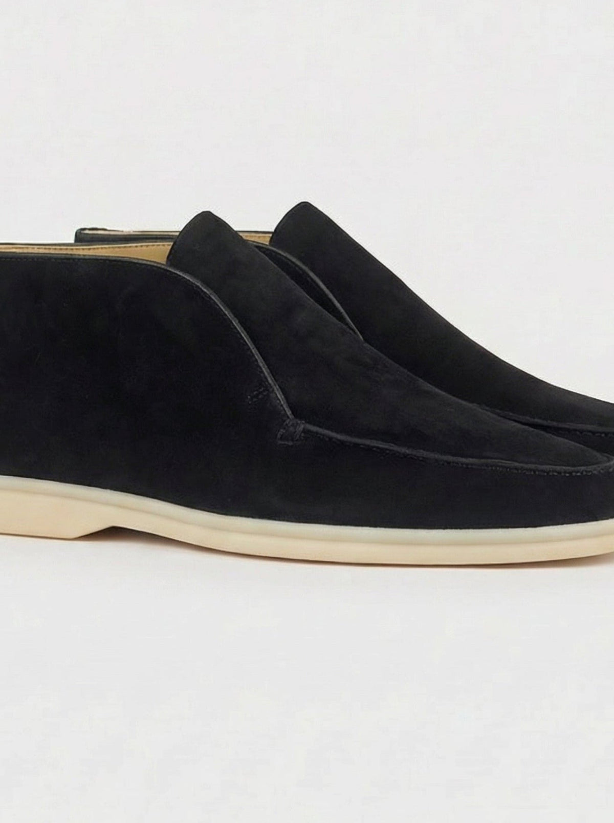 Men's Suede Slip On Ankle Loafers with Thin Sole, view 15