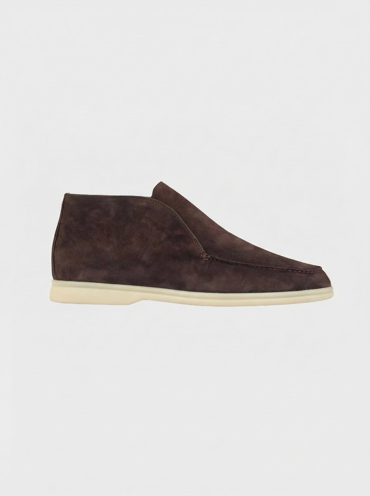 Men's Suede Slip On Ankle Loafers with Thin Sole, view 7