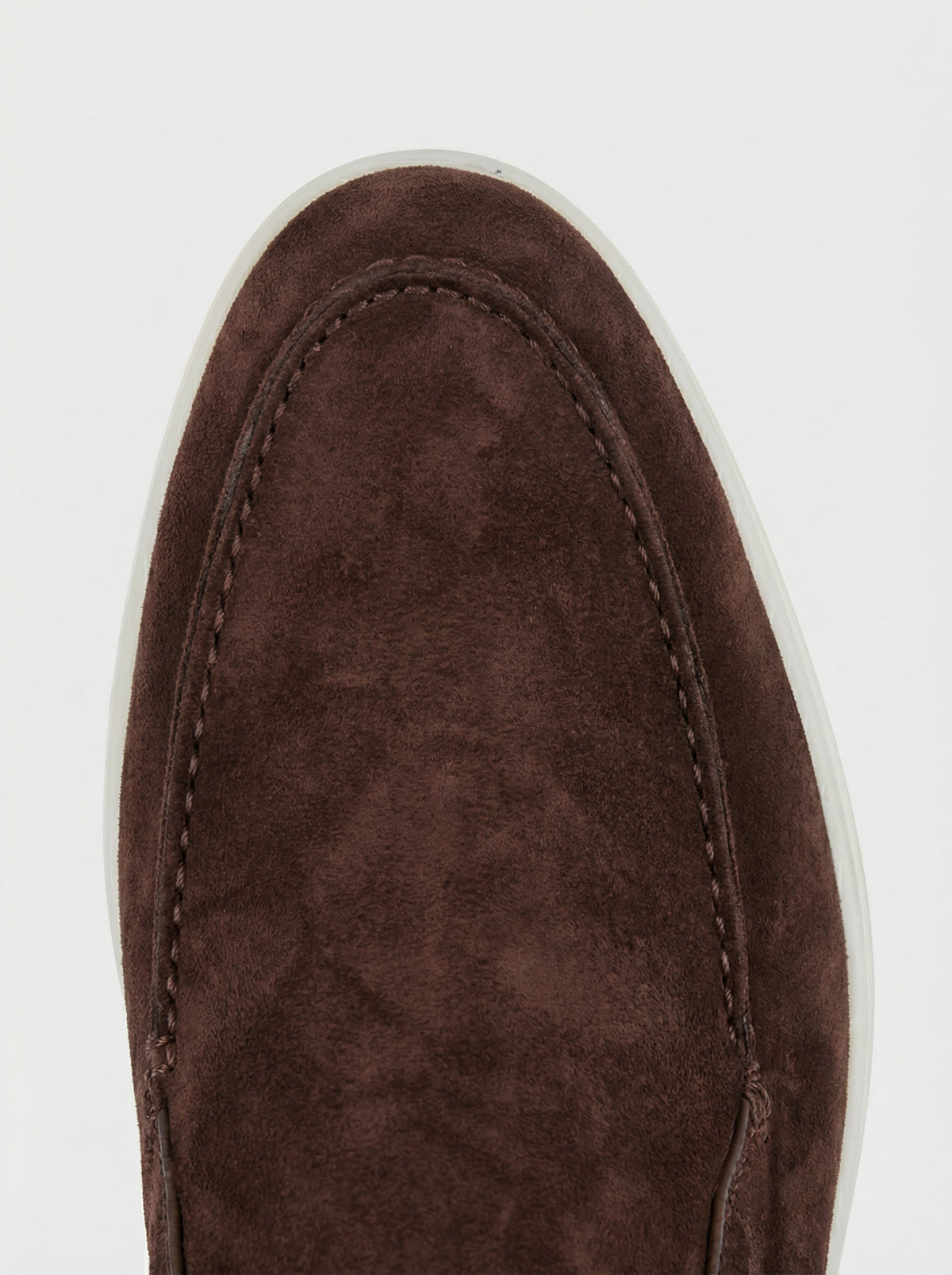 Men's Suede Slip On Ankle Loafers with Thin Sole, view 9