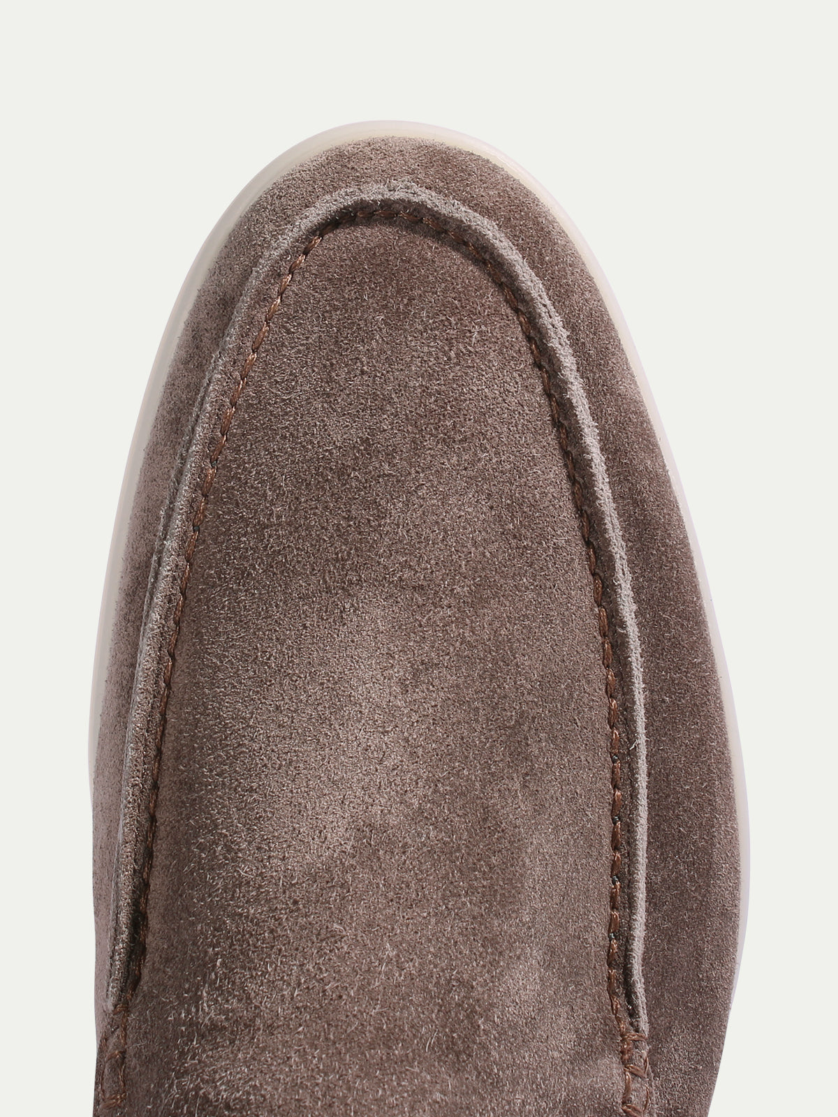 Men's Suede Slip On Shoes with Faux Fur Collar, view 6