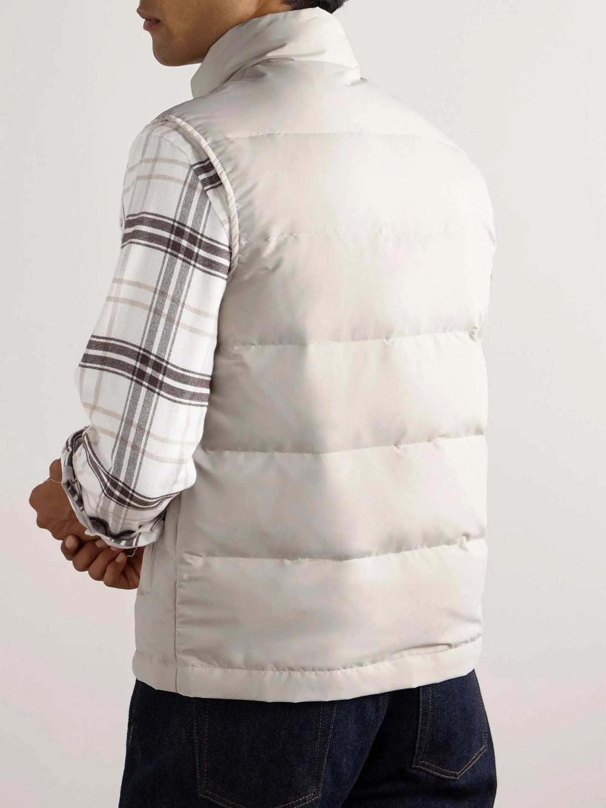 Men's Wool Blend Down Puffer Vest, view 2