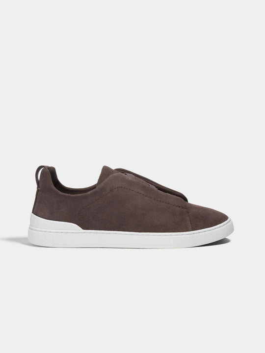 Suede Low Sneakers Brown