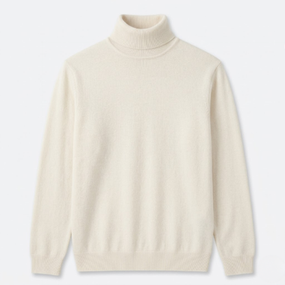 Wool Blend Turtleneck Sweater, view 11