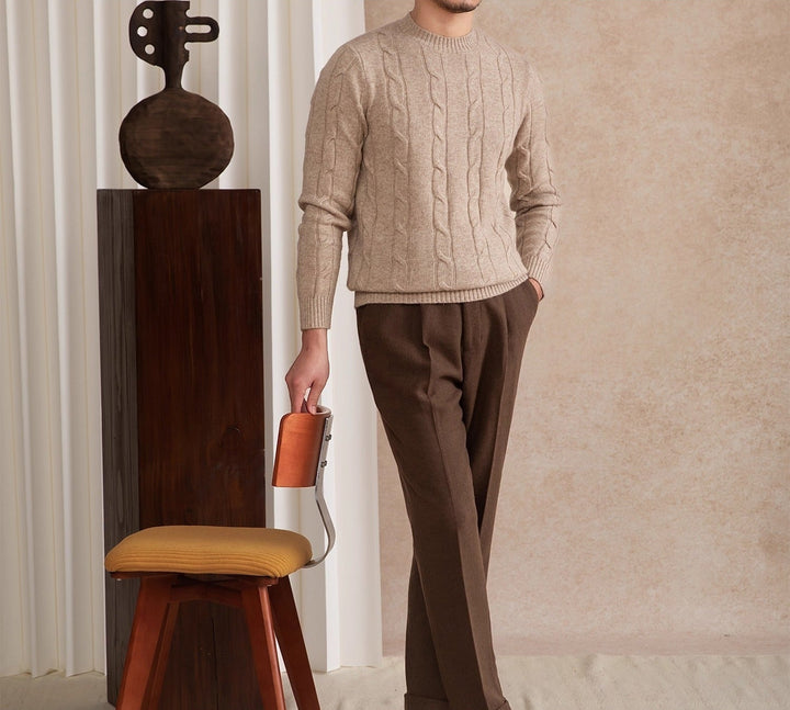 Mauro Wool Crewneck Sweater