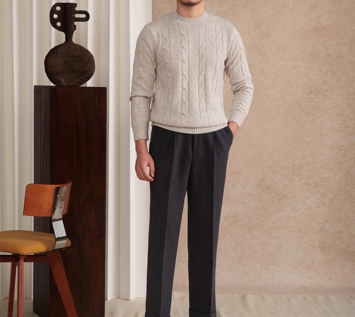 Mauro Wool Crewneck Sweater