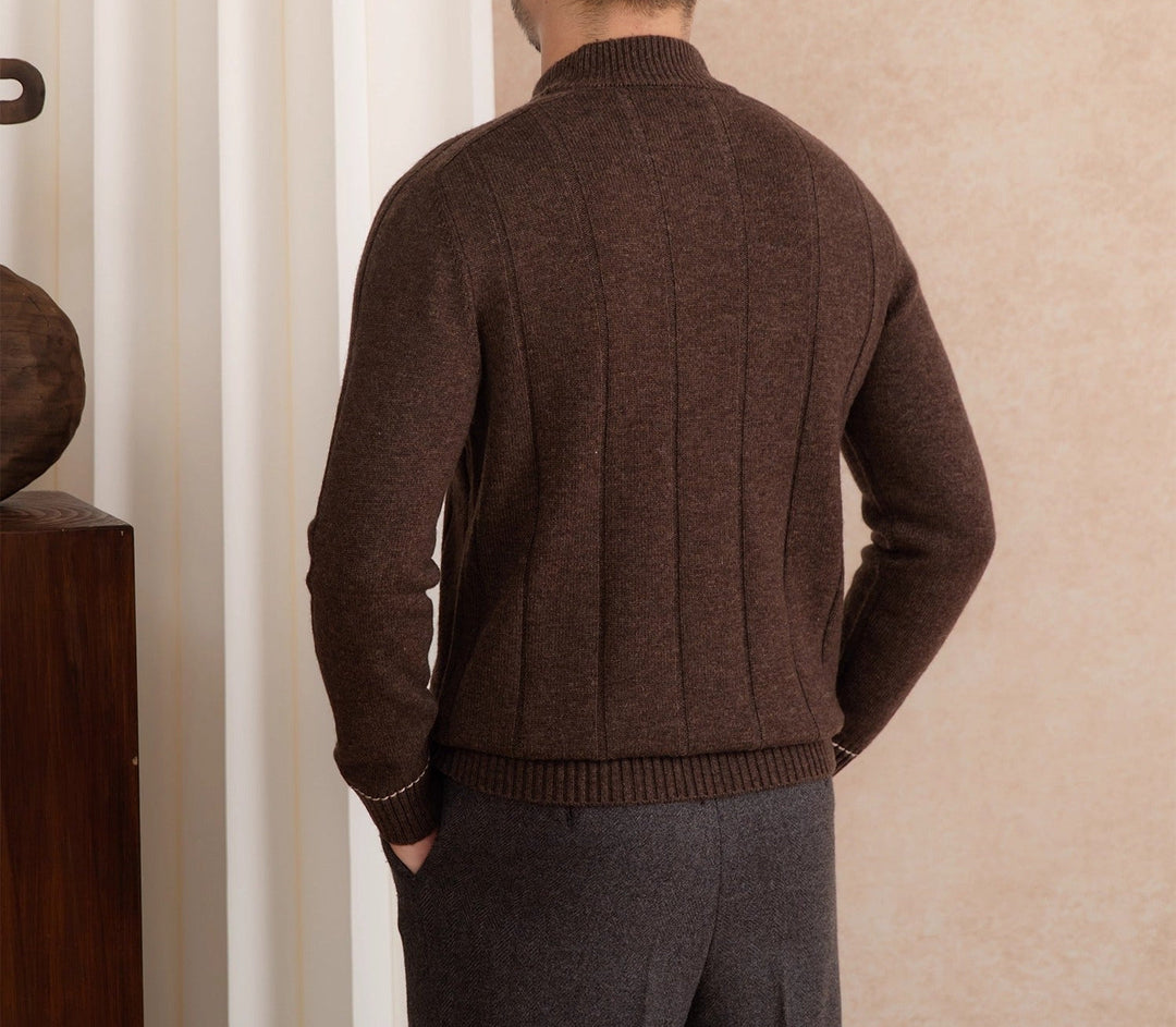 Salvatore Premium Half-Zip Knit Sweater