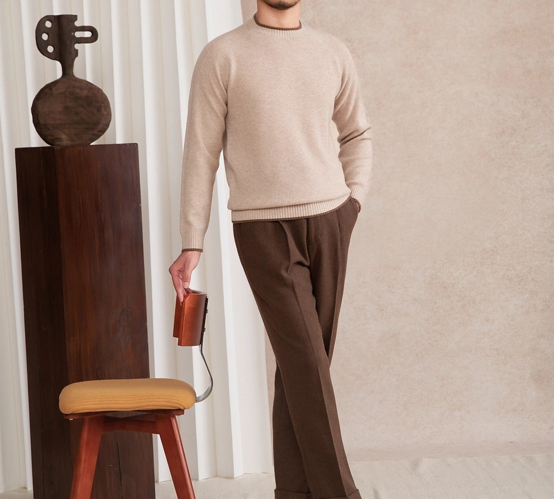 Silvio Premium Wool Crewneck Sweater