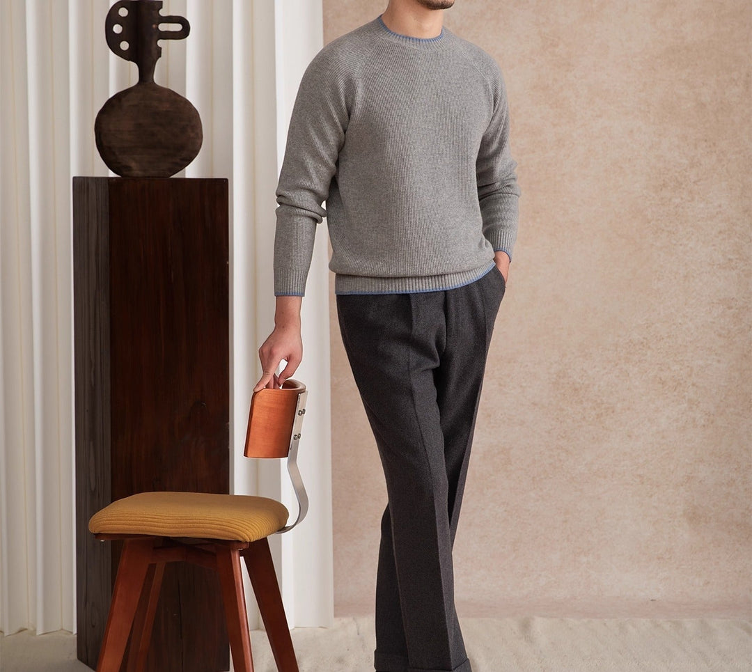 Silvio Premium Wool Crewneck Sweater