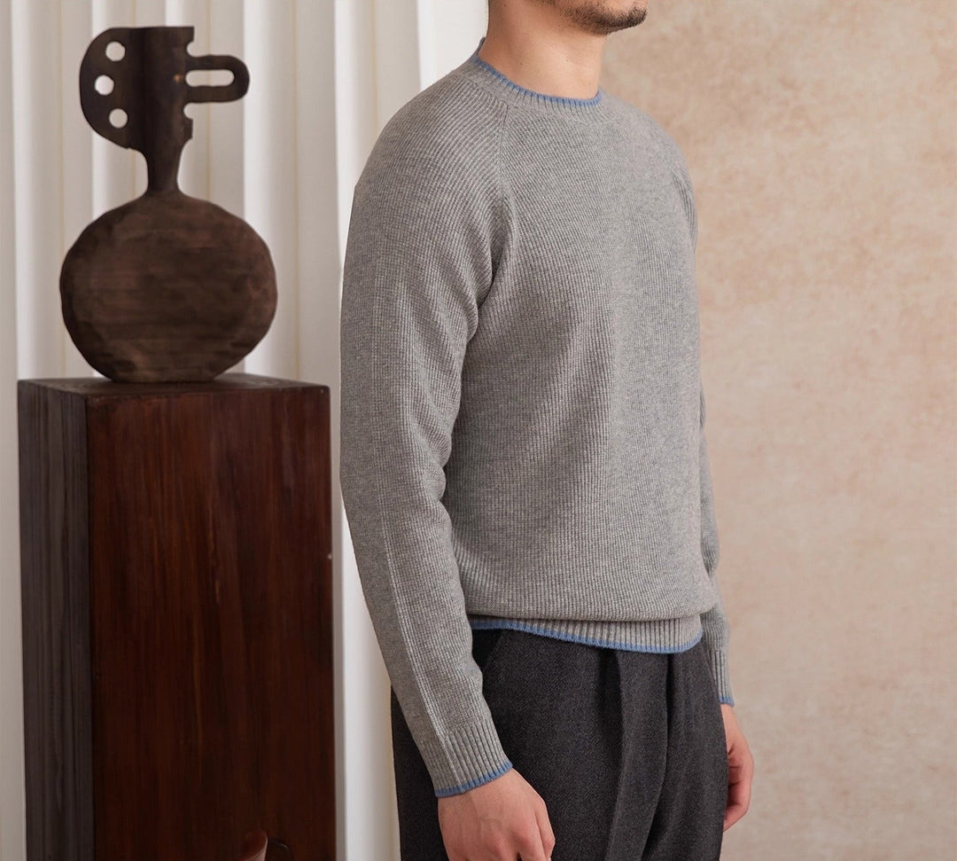 Silvio Premium Wool Crewneck Sweater