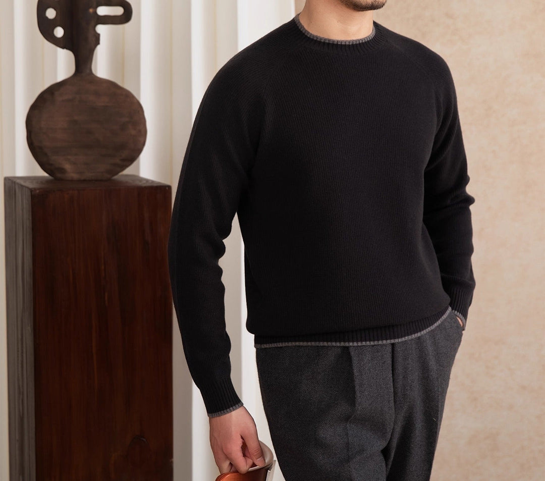 Silvio Premium Wool Crewneck Sweater