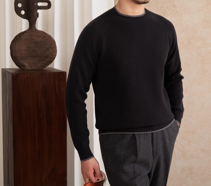 Silvio Premium Wool Crewneck Sweater