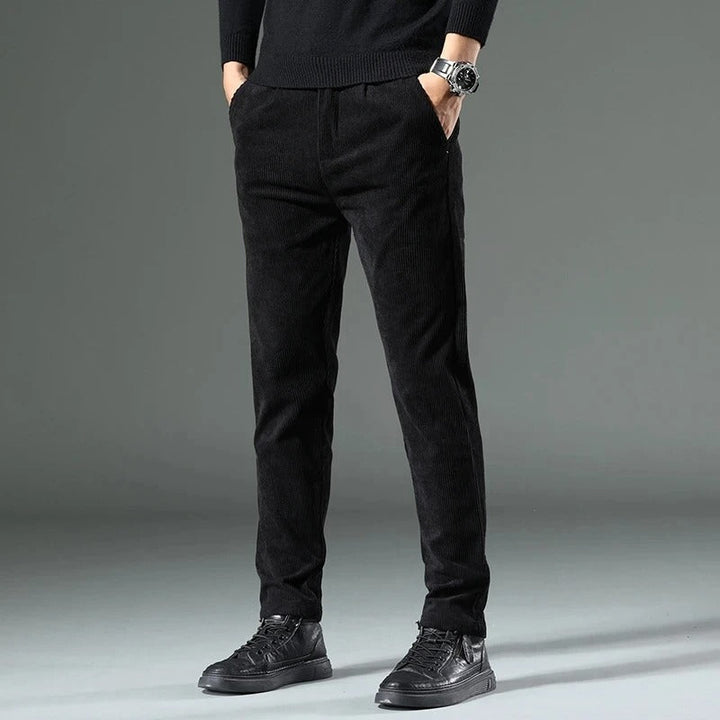 Pleated Corduroy Trousers