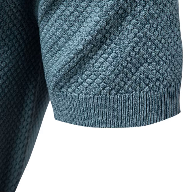 Textured Modern Fit Polo Shirt