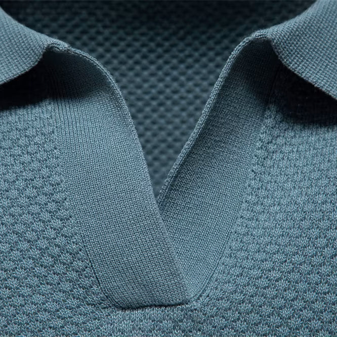 Textured Modern Fit Polo Shirt