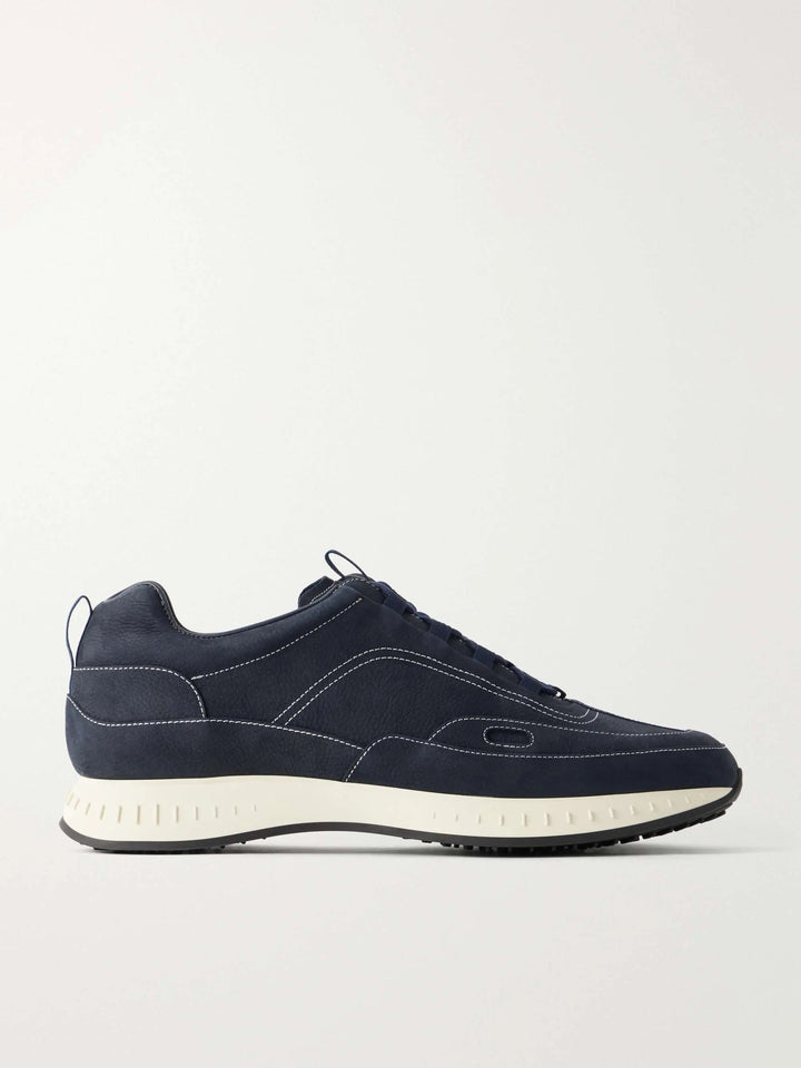 Laced Nubuck Sneakers