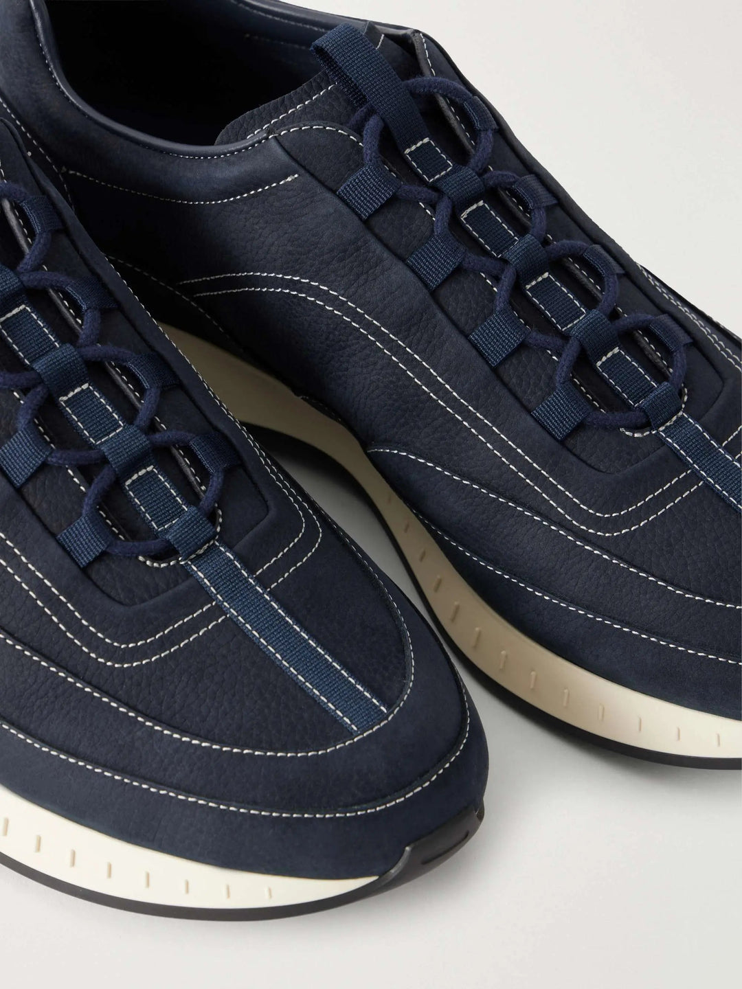 Laced Nubuck Sneakers