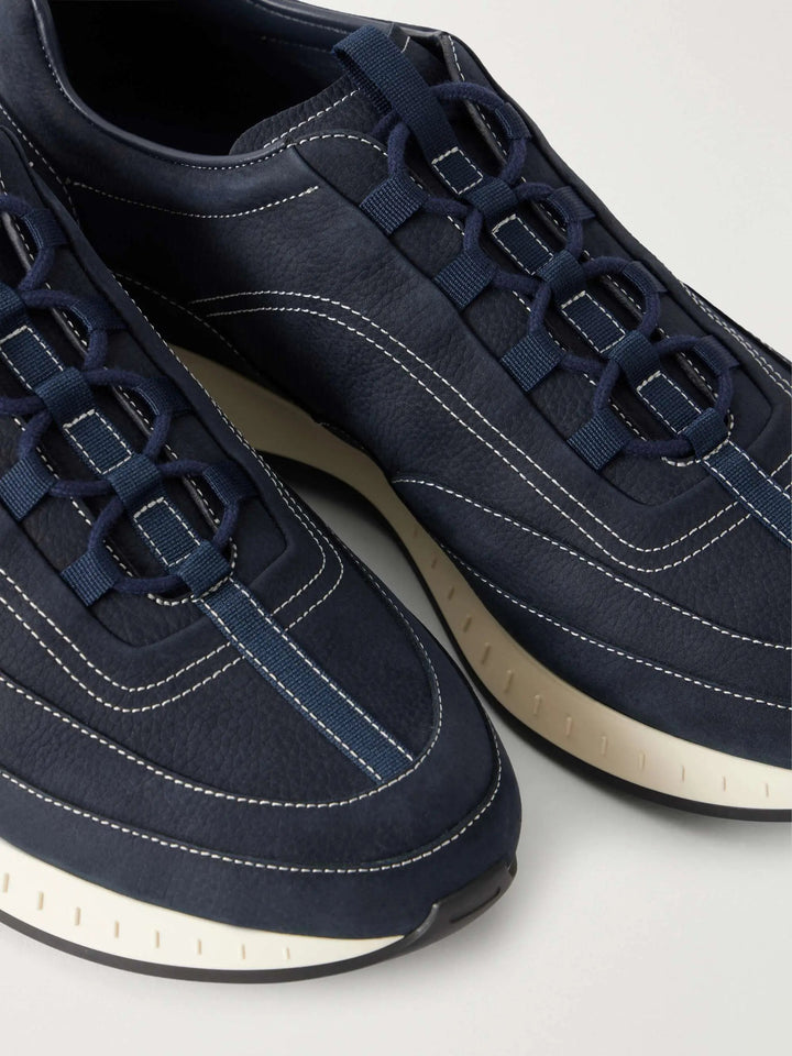 Laced Nubuck Sneakers