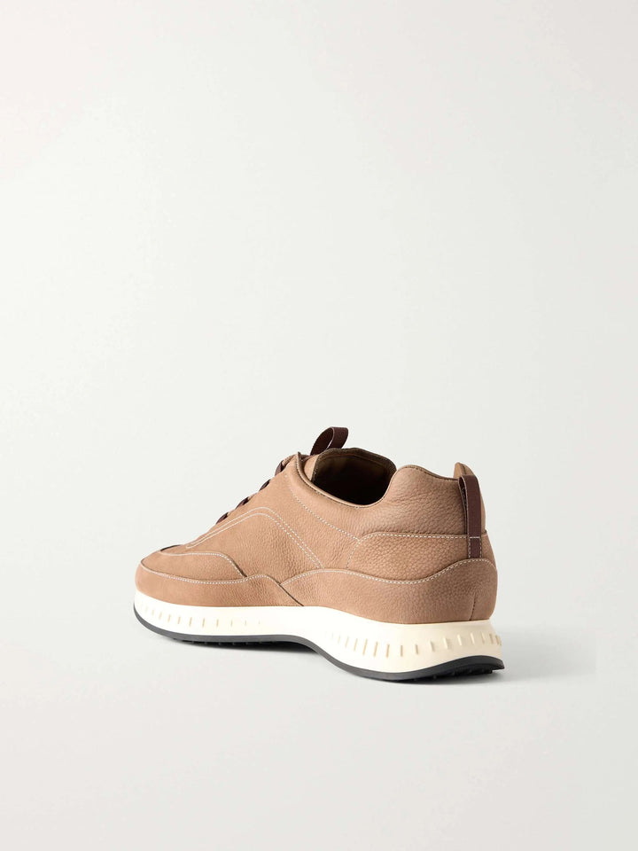 Laced Nubuck Sneakers