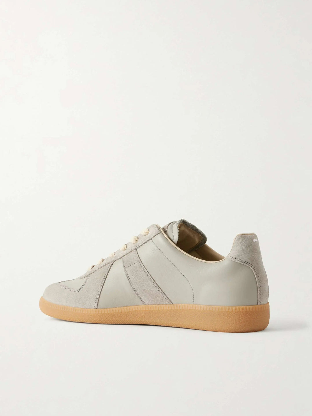 GATS Leather and Suede Sneakers Blueish Grey– Retro Gum Sole Casual Shoes