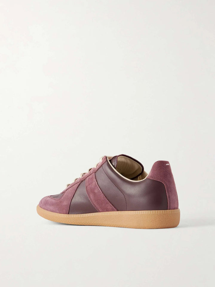 GATS Leather and Suede Sneakers Radish – Retro Gum Sole Casual Shoes